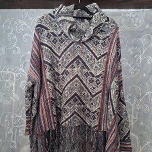 Free People Poncho Sweater